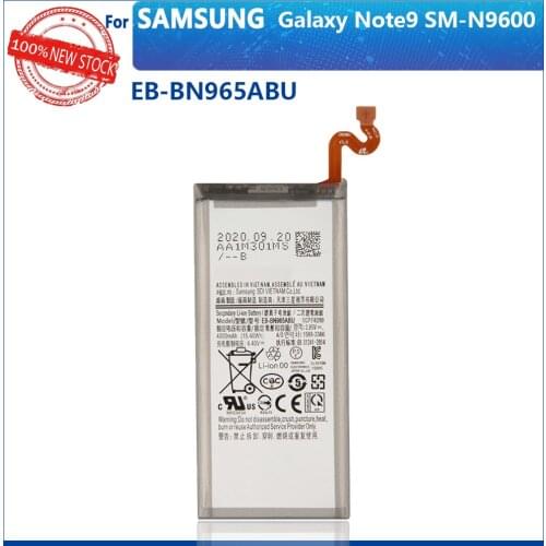 100% Original 4000mAh EB-BN965ABU EB-BN965ABE For Samsung Galaxy Note9 Note 9 SM-N9600 N960F N960U N960N N960W Mobile Phone