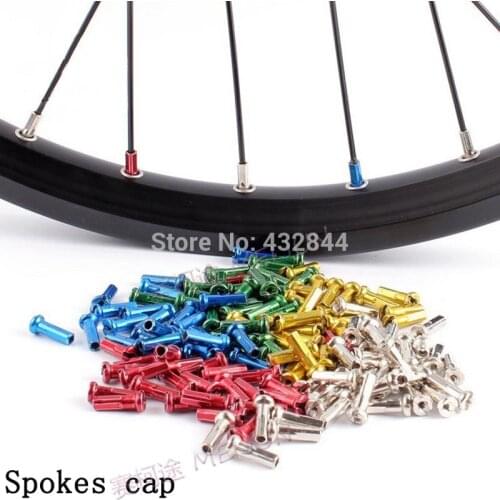20 pcs for one pack MTB Mountain Bike spokes pillar cap copper multicolour Bicycle spoke caps 14mm