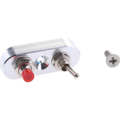 Alunimium Alloy Motorcycle Handlebar Start Horn Turn Signal Switch Silver