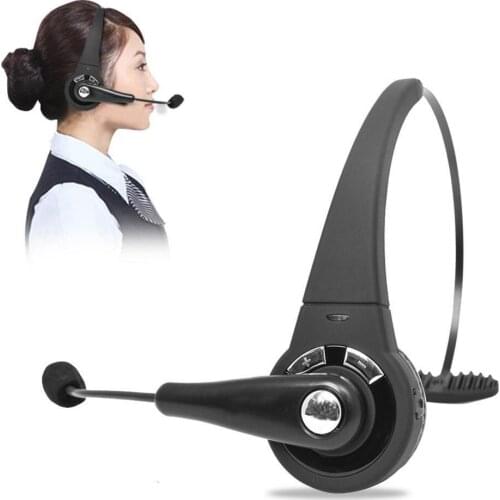 Bluetooth Headset Handsfree Noise Canceling with Microphone Headphones for PS3 Smart Phones Tablet PC Stereo Headset