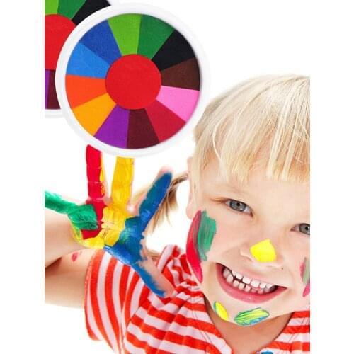 Color Finger Painting Pad Funny Finger Painting Pad Non-Toxic Toy Children Finger Paints Universal For Over 2 Years Old