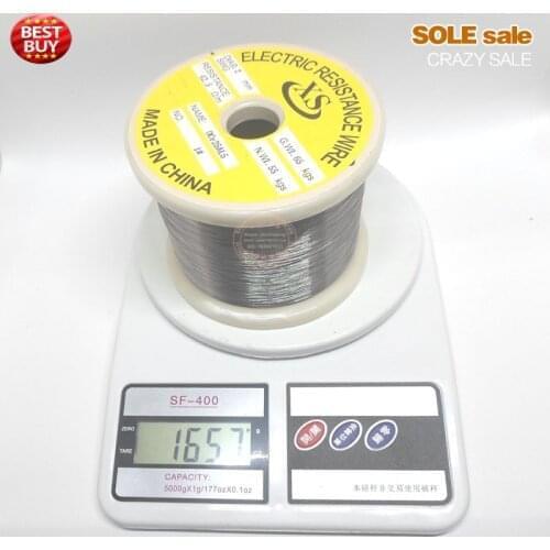 Electric resistance wire Heating wire round heating Resistance element diameter 0.2mm 42.5 ohm/meter OCr25AL5, sell by kg