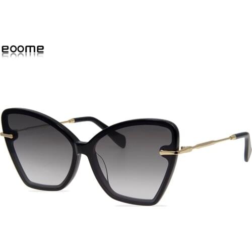 EOOME Newest Fashion Design 2020 Luxury Metal Elegant Gentle Woman Sunglass high Quality Hot Selling With free case