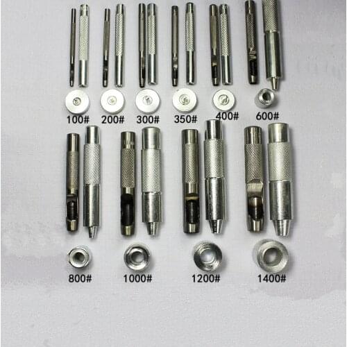 3PS Handmade Metal Eyelets Tool 3-20mm eyelets press tool Grommet Eyelet Setting,leather belt hollow Punch set Free shippingT-2