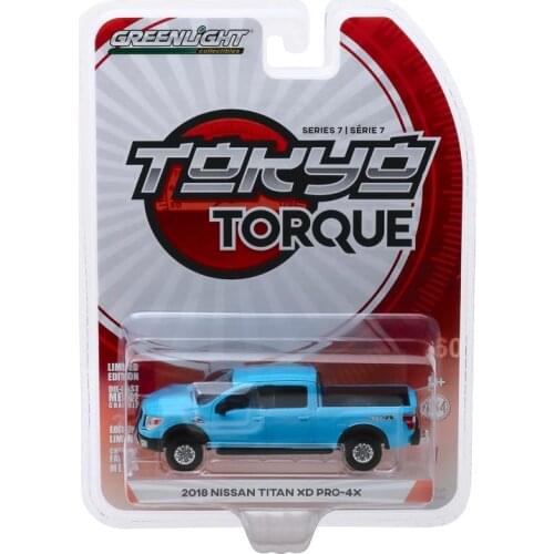 GreenLight 1:64 2018 Nissan Titan XD Pro-4X Alloy model car Metal toys for childen kids diecast gift