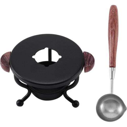 LUDA Wax Seal Kits,Sealing Wax Warmer Melting Furnace Wax Seal Warmer Spoon Kit Tool for Stamp Letter Envelopes Invitations