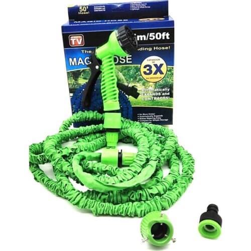 New 3 Times Telescopic Water Gun Universal Version Home Watering Cleaning Sprinkler Nozzle Pipe Hight Pressure Tools Set