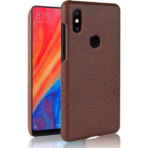 SUBIN New Case For Xiaomi MIX 2S mi mix2S 5.99" Luxury Crocodile Skin PU Leather Back Cover Phone Protective Case