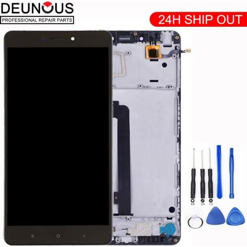 No Dead Pixel ORIGINAL 6.44" Replacement Screen For XIAOMI Mi Max LCD Display Touch Screen Digitizer Assembly with Frame Mimax