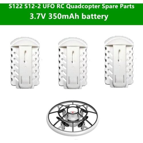 S122 S12-2 UFO RC Quadcopter Spare Parts 3.7V 350mAh Battery For S122 S12-2 Smart Stunt Rolling Remote Control Drone UFO Parts