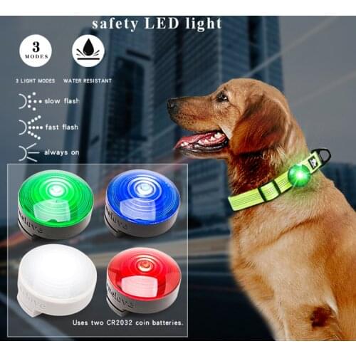 Truelove Safety LED Light for Pet Wear Collar Harness Backpack with Water Resistant and Long Continuous Battery lifeTLD19101