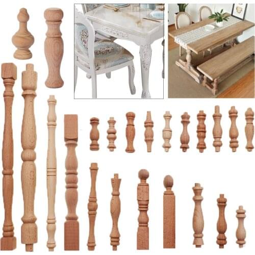 High Quality Vintage Wood Carved Furniture Foot Legs Cabinet Seat Feets Home Decor Crafts Accessories