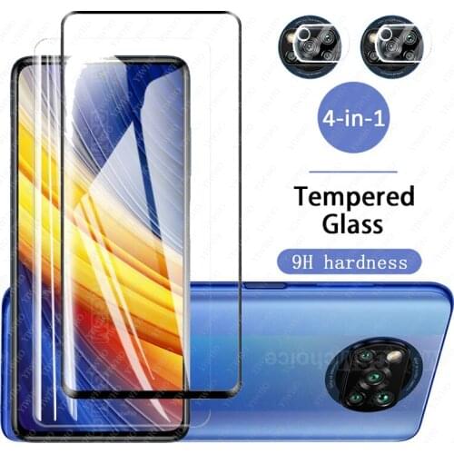 Protective Tempered Glass on For xiaomi poco x3Pro poko phonepoco pocco x3 pro Screen Protectors Film camera lens Safty glass