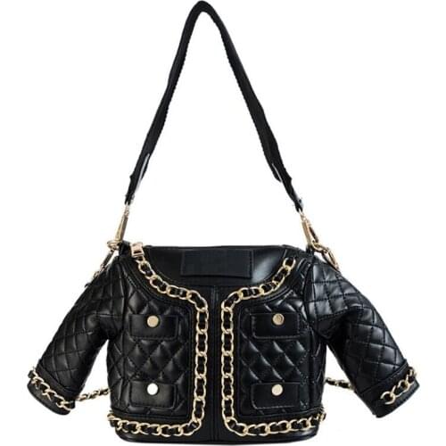 Women Bags Designer Clutch Fashion Rivet Motorcycle Shoulder Bag New Summer High Quality Pu Leather Handbag Chain Crossbody Bag