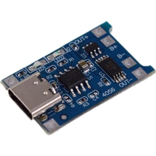 2021 New 1A Metal Type C Interface Charging Module with Battery Protection 1.7x2.8cm