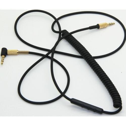 Audio Cable for Marshall Major II Monitor Headphone Cord with Remote Microphone Volume Control for Samsung Xiaomi Huawei