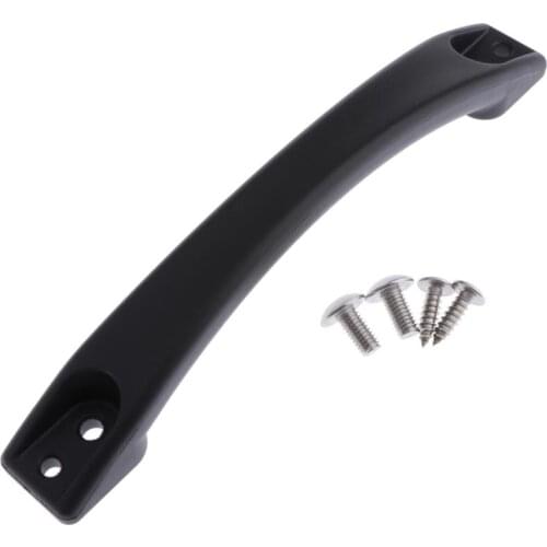 Kayak Canoe Boat Side Mount Carry Handle and Screws Hardware (Black) - Universal fit