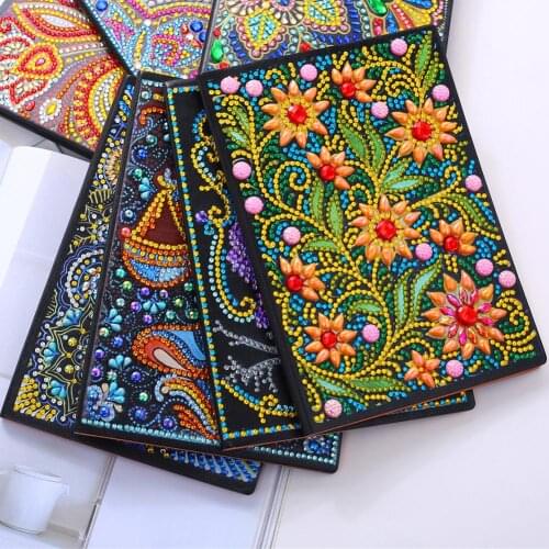 Daisy Owl Scale DIY Full Multi-shaped Diamond Painting A5 Notebook Diary Book