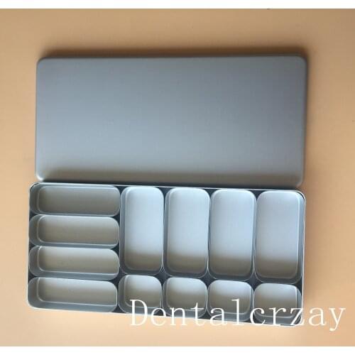Big Size Dental Bur H K File Block Holder Sterilizer Case Disinfection Endo Box