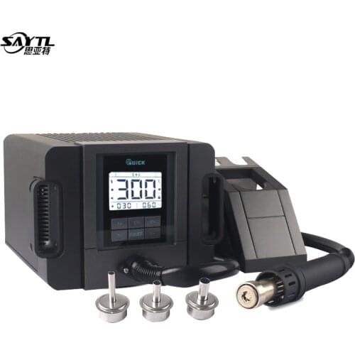 QUICK TR1300A Hot Air Station 1300W Intelligent Soldering Station for Mobile Phone Motherboard Repair Digital Welding Station