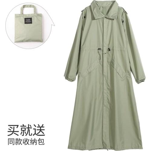 Long Raincoat Women Men Waterproof Windproof hooded Light Rain Coat Ponchos Jacket cloak Female Chubasqueros White Coat Inside
