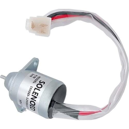 Electric Solenoid Stop Valve 12V24V Flameout Switch Controller 1503ES-24S5SUC5S for Excavator