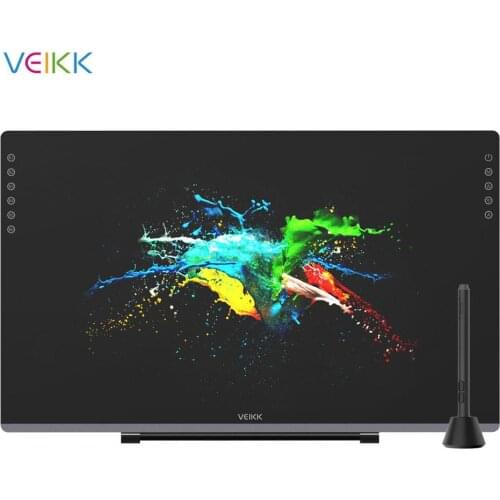 VEIKK VK2200 21.5 Inches 92%NTSC Graphic Drawing Tablet Monitor Pen display with Tilt-Support Battery-Free 8192 Pen Pressure
