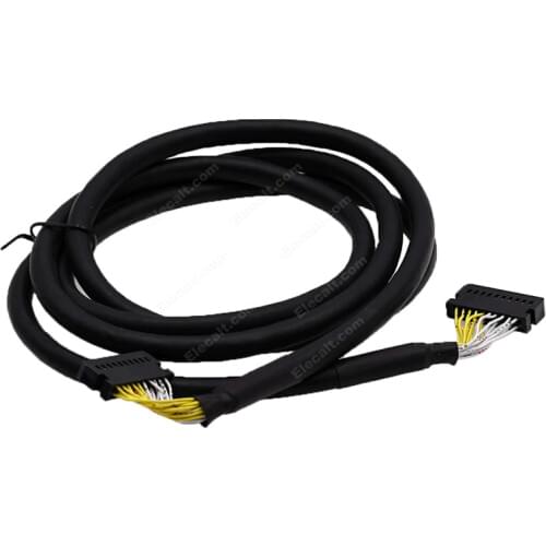 I/O Cable for Mitsubishi PLC Module FX2N-10GM/20GM FX-16E-500CAB-R FX-16E-300CAB-R 3METERS/5METERS