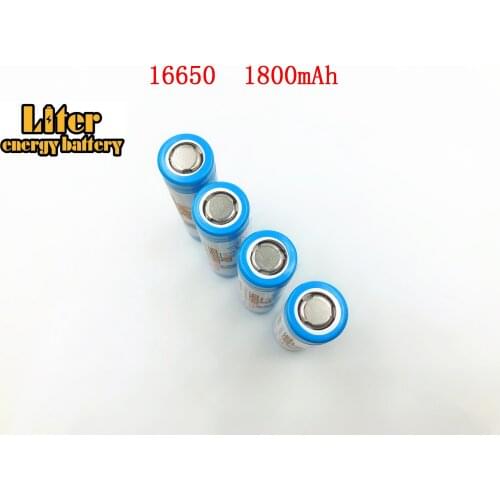 Liter energy battery Free shipping !!!2PCS/LOT original Keeppower 3.7V 16650 1800mAh Rechargeable Li-ion battery