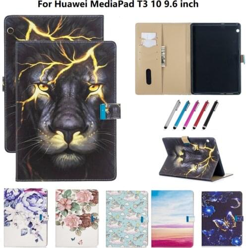 For Huawei Mediapad T3 10 Case Magnet Funda For Huawei T3 10 Case AGS-L09 AGS-W09 9.6'' Tablet Coque For Media Pad T3 T 3 Cover