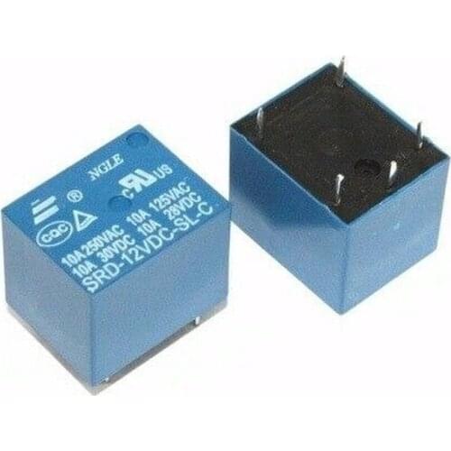 Miniatur Printrelais Relais 5V 12V SRD-05VDC-SL-C SRD-12VDC-SL-C SRD-24VDC-SL-C