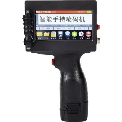 MX4S Handheld Small Automatic Inkjet Printer Date Packaging Batch Number Counting Inkjet Packaging Coding Machine