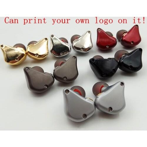 DIY earphone head pluggable 10mm driver without cable (can print your logo on it)
