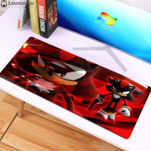 Accept diy-Sonic Design thickness many size 40x80/90mm Big Extended Mouse pad desktop computer mause mat the-hedgehog