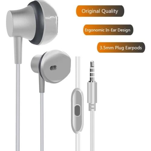 Wire Earphone 3.5MM Plug U22 Sport Music Game Noise Canceling Wire Headset IN-Ear Stereo Earphone For Samsung Huawei Xiaomi