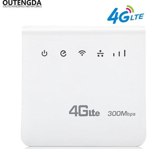 Unlocked 300Mbps WiFi Router 4g wifi Mobile LTE CPE Routers with LAN Port Support SIM Card Europe Asia Middle East Africa