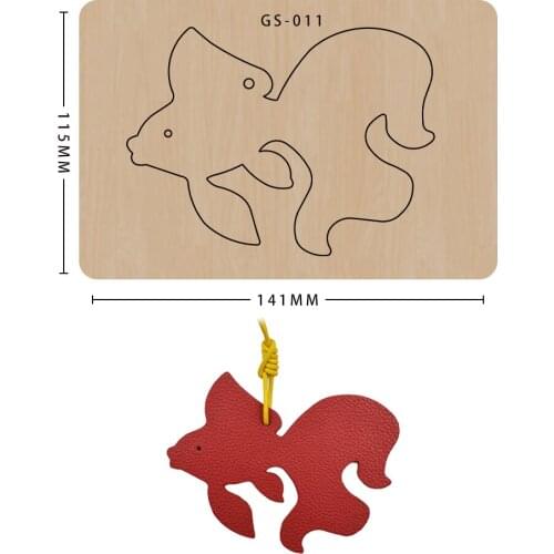 Diy Key Pendant Craft Cutting Dies Little Goldfish Diy Handmade Wooden Scrapbooking Cutting Suitable For Common Big Shot