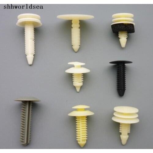 Shhworldsea 500pcs car clip door trim panel retainer front rear door trim panel wiring harness tailgate for vw