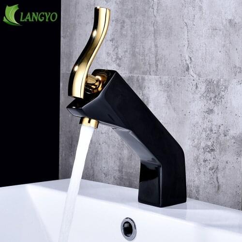 Basin Faucet Water Tap Bathroom Faucet Solid White Black Red Brass Chrome white Finish Single Handle Water Sink Tap Mixer