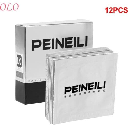 OLO Men Lasting Sex Wipes Male Delay Wipes 12pcs/box Natural Wet Tissue Enhancer Pleasure Delay Ejaculation Penis Products