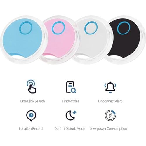 Anti-Lost Mini Pet Smart Tracker Bluetooth-compatible 4.0 GPS Alarm Locator Keychain For Pet Dog Cat Child Key Finder Collar