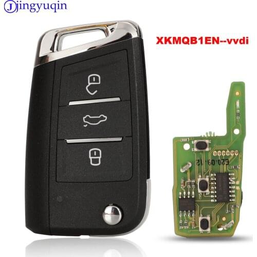 Jingyuqin XHORSE XKMQB1EN For VW Remote Key MQB Style 3 Buttons for VVDI Key Tool
