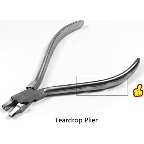 1pcs Dental Tear Drop Orthodontic Aligner Pliers Thermal Forming Invisable Brace