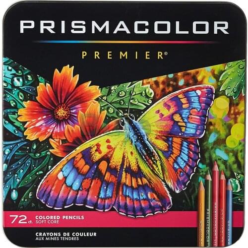 72 Colors Prismacolor Premier Soft Core Oily Color Pencil,Art Supplies for Drawing and Sketching,High Density and Bright Colors