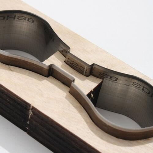 8Pcs DIY Scrapbook Embossing Wooden Die Cutting Leather Mold for DIY Art Crafts Fabric Aceessory Keychain Jewelry Making