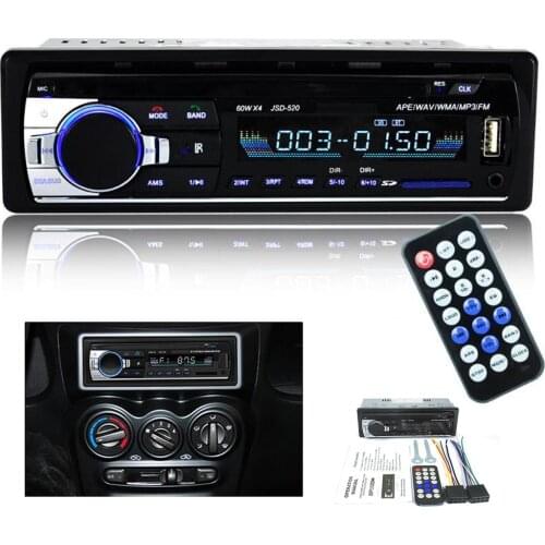 Mayitr Car Radio Stereo Digital Wireless MP3 Player Car In-dash bluetooth Stereo Radio Audio FM Receiver Aux TF USB MP3 Player