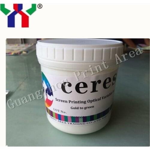 B1 Gold to Green,Color Change Ink/Optical Variable Ink for Screen Printing/ 500gram/can Fedex Delivery