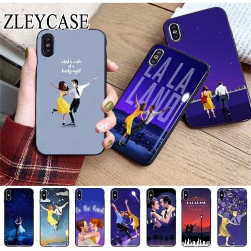 La La Land TPU black Phone Case For iphone x xs 12pro max 5s 6splus 7 8plus SE 2020 xr xsmax 11pro cover for iphone se 2020
