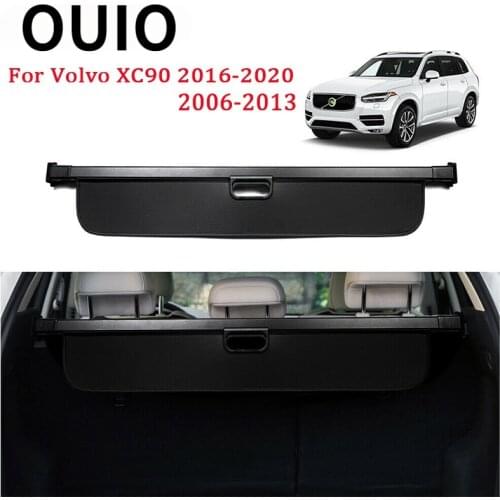 For Volvo XC90 2020 2019 2018 2017 2016 06-2013 Rear Trunk Cargo Cover Security Shield Screen shade High Quality Car Accessories