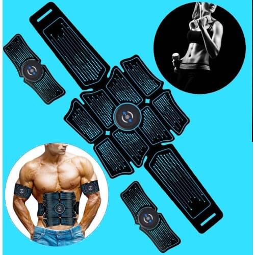 Home Gym Equipment Sport Fitness Muscles Electrostimulator Toner Abdominal Muscle Stimulator Trainer EMS Abs Fitness Exercise
